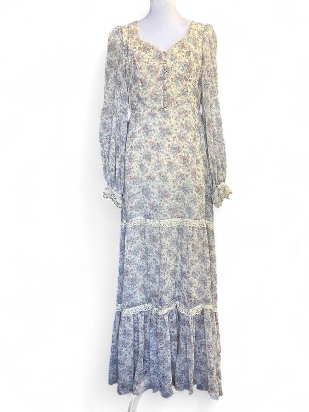 Vintage 70s prairie dress by Candi Jones